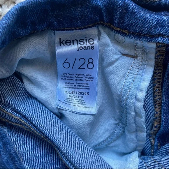 Kensie vintage luxe “the Ella” high rise straight dark jeans - Picture 4 of 5